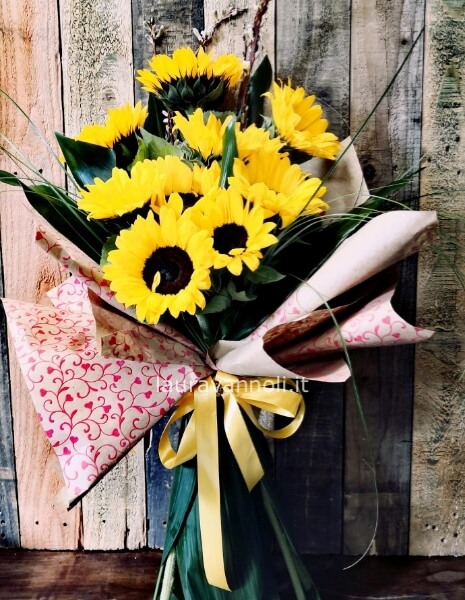 Mazzo di girasoli 