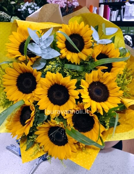 Bouquet di girasoli