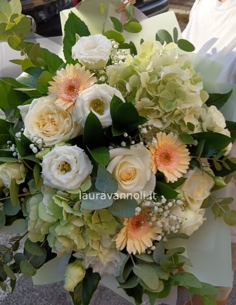 Bouquet colori delicati e tenui